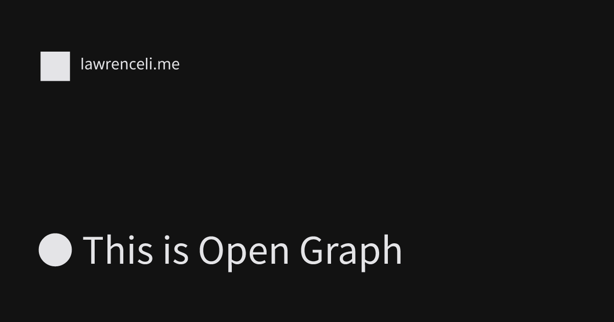 Open Graph